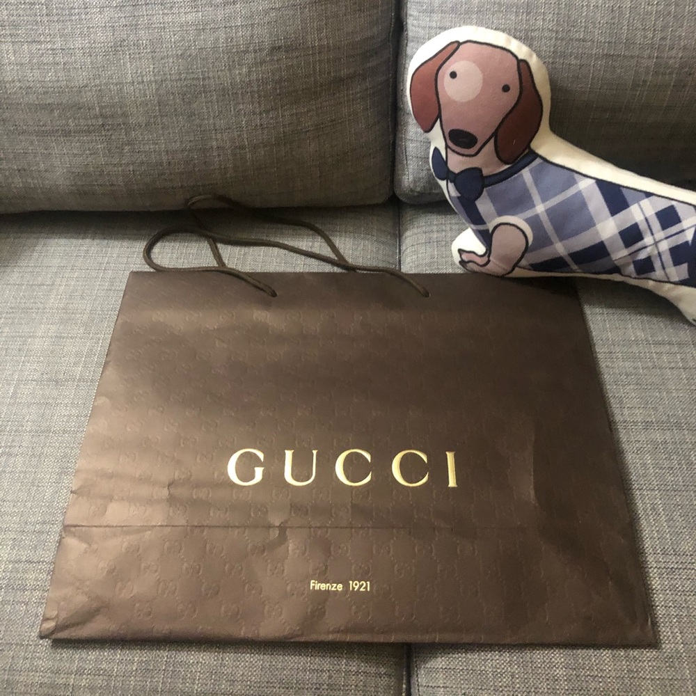 Authentic Vintage Gucci monogram shopping bag